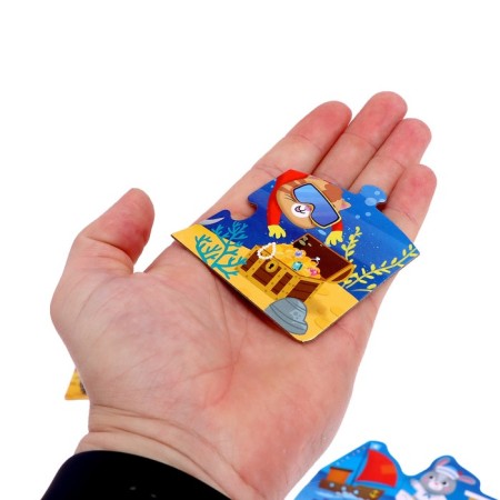 Figure puzzles 4 in 1 "Transport", 9, 12, 15, 20 elements-7