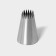 Confectionery nozzle "French star", d = 3.4 cm, output 1.7 cm, stainless steel