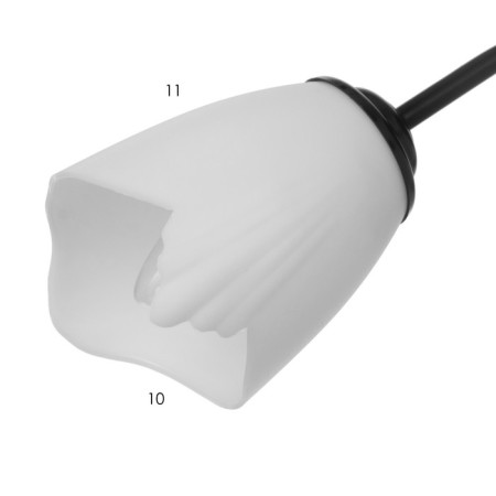 Six 3x15W E27 50x50x15cm Bayerlux black-white-4