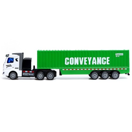 Radio controlled truck "containers", scale 1:48, light, works from the battery-1