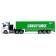 Radio controlled truck "containers", scale 1:48, light, works from the battery