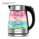 Electric kettle Galaxy Line GL 0561, glass, 1.7 l, 2200 watts, silver-black