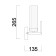 Bra Freya Fr5214WL-01CH ADELINE, 135x100x265 mm, E14, 1x60W, color chromium