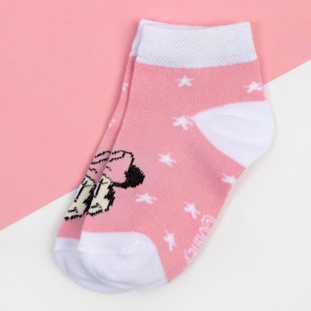 Socks "minnie", Minnie Mouse, pink, 6-8 cm-1