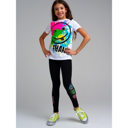 Футболка для девочки PlayToday, рост 164 см-1
