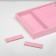 A stand for decorating 4 places and 7 strips for rings, 21 × 12.3 × 2.3 cm, pink color