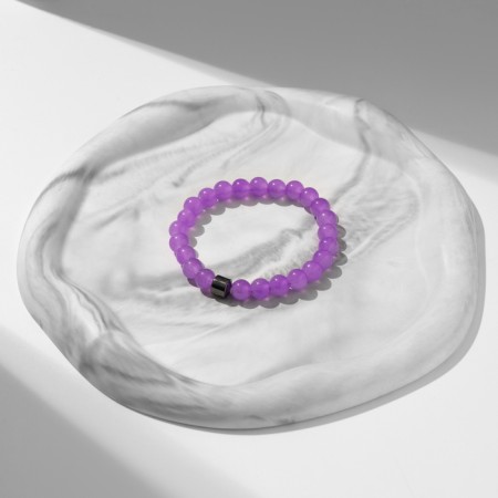 Assorted Bracelet "Druids" Meliriy, the color is gray-violet, ball No. 8-3