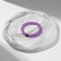 Assorted Bracelet "Druids" Meliriy, the color is gray-violet, ball No. 8