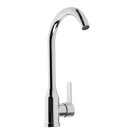 Kitchen mixer Zein Z3701, swing pour 26 cm high, ABS plastic, chrome-4