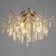 Emilia chandelier 5x40W E14 Antique bronze 49x49x333cm