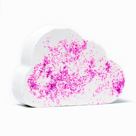 The bathtub "cloud", white-pink, rainbow, 150 g