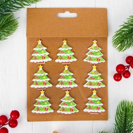 New Year's decor “Winter tree”, set of 9 pcs.