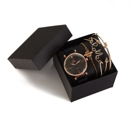 Women's gift set Rinnady 5 in 1: Watch and 4 bracelets-1