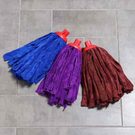 Nozzle for a mop ribbon shade, microfiber 200 g, mix color-6