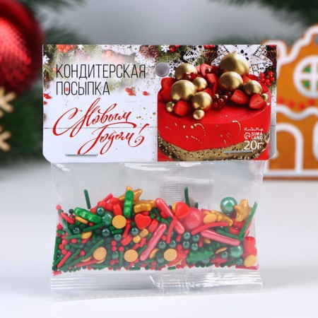 Confectionery Sprinking "New Year Mix No. 3", 20 g-1