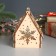New Year's Domik box "Snowman and gifts" 12x10x14 cm