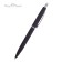 Automatic ballpoint pen, 1.0 mm, BrunovisConti San Remo, blue rod, metal case Soft Touch graphite, in case