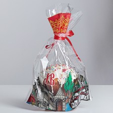 Packaging under the cake, bottom fold, 25 x 30/4, 25 μm