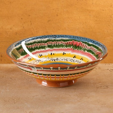 Buditsa Rishtan ceramics "Flowers", 25 cm-3