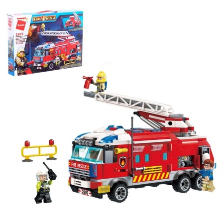 Design "Fire machine", 3 minifigurs, 366 parts