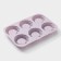 The form for baking the share "German cupcake. Basket ”, silicone, 31 × 21 × 3.5 cm, 6 cells d = 9.1 cm, lilac color