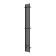 Terminus quatro electric heated towel rail "Circle", 1600x218 mm, black matte