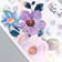 Sticking plastic interior color "Lilac anemones and butterflies" 30x90 cm