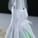 Decoration for champagne "Wedding waltz" white