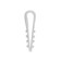 Dowel-Homut "Tundra", for a round cable, nylon, 5-10 mm, white, 100 pcs