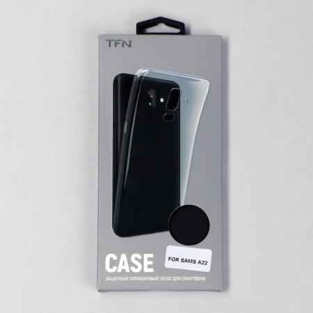 TFN case for Samsung A22, silicone, black-3