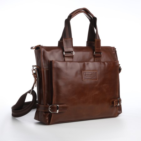 Business business, XL Zolo, lightning department, external pocket, brown color-1