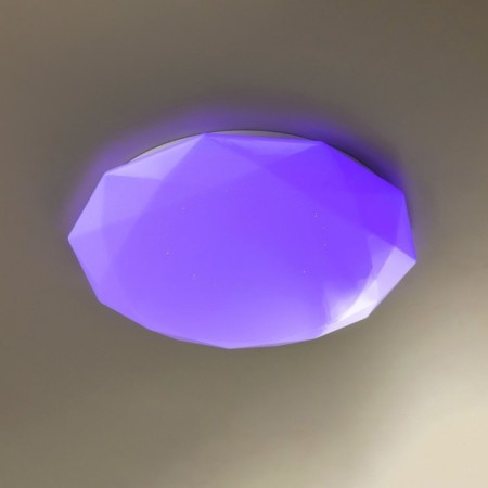 Lamp Citilux "Astron" CL733480G, 37.5x37.5x8 cm, 1x48W, LED, Color White-22