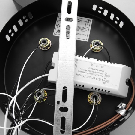 Causteen with PDU 2297/4BK LED 96W 3000-6000K black 63x46x14 cm Bayerlux-11