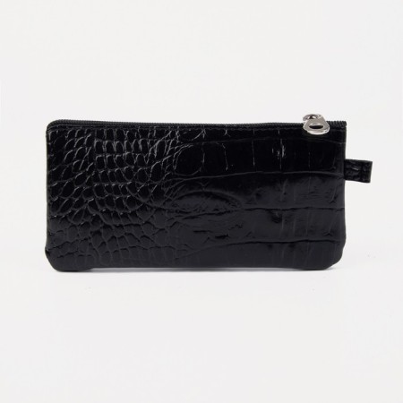 Key of zipper, length 13, 5 cm, ring, black color-1