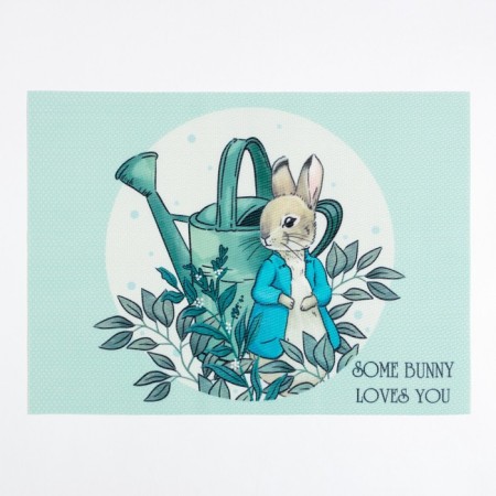 Napkin on the table "Some Bunny Loves You" PVC 40*29cm-1