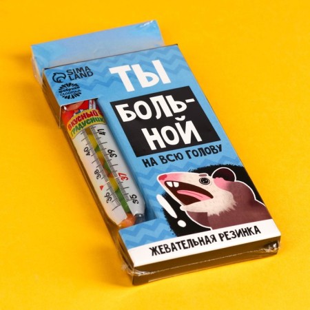Chewing gum in the thermometer "Patient for the whole head", 7 g.-5