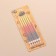 Candles in the cake "Royce. Gradient", 13 cm, high, 12 pcs, black, burgundy, golden
