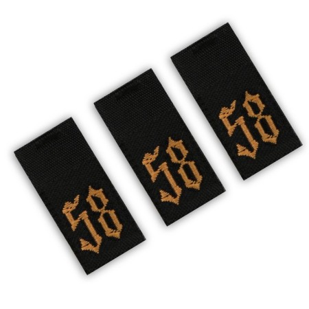 Textile strip "58", 4.6 x 1 cm-1
