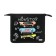 Folder for notebooks A5, 240 x 205 x 40 mm, zipper from above, plastic, PT 73-12 "Skate" (voluminous 3D rusunes with a metallic effect)