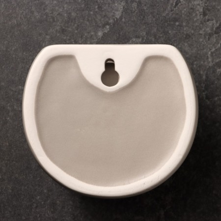 Cashpo suspended "silhouette" Beige, 11x6cm-4