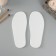 Sole for knitting shoes "Eva" Size "41", thickness 4 (± 0.5) mm, white