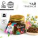 Herbal tea in a glass jar “Blave”: blackberry, swarm, hazelnut, chamomile, shepherd, mulberry, rose hips, mint, rose, 25 g.