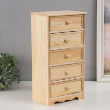 Casket wood for painting 5 boxes 