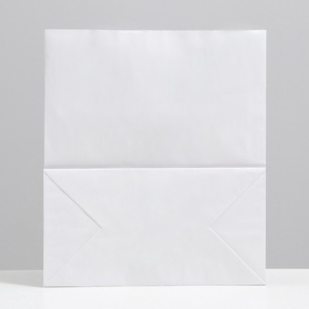 Crafts without printing, white, flat handle 28 x 15 x 32 cm, set 3 pcs-1