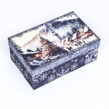 Rectangular box "Christmas", 27 × 17 × 11 cm-1