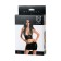 Glossy Gigi set from Wetlook material, black color, m