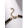 Choker "duet" heart, black-gold color, l = 30 cm