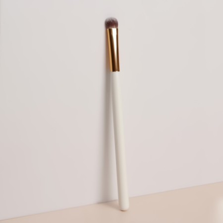 Make-up brush "White", 17.5 (+/- 1) cm, white color-1