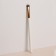 Make-up brush "White", 17.5 (+/- 1) cm, white color