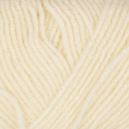 Yarn "Lanagold fine" 49% wool, 51% acrylic 390m/100g (01 cream)